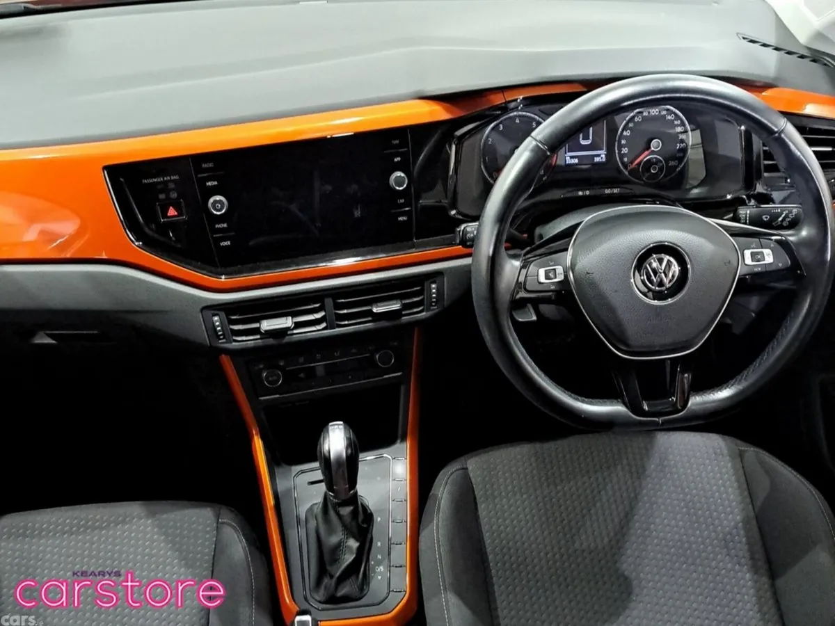 Volkswagen Polo Hatchback, Petrol, 2019, Orange