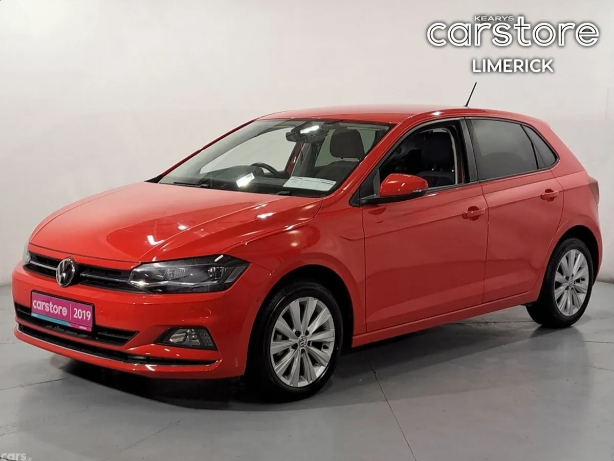 Volkswagen Polo Hatchback, Petrol, 2019, Red