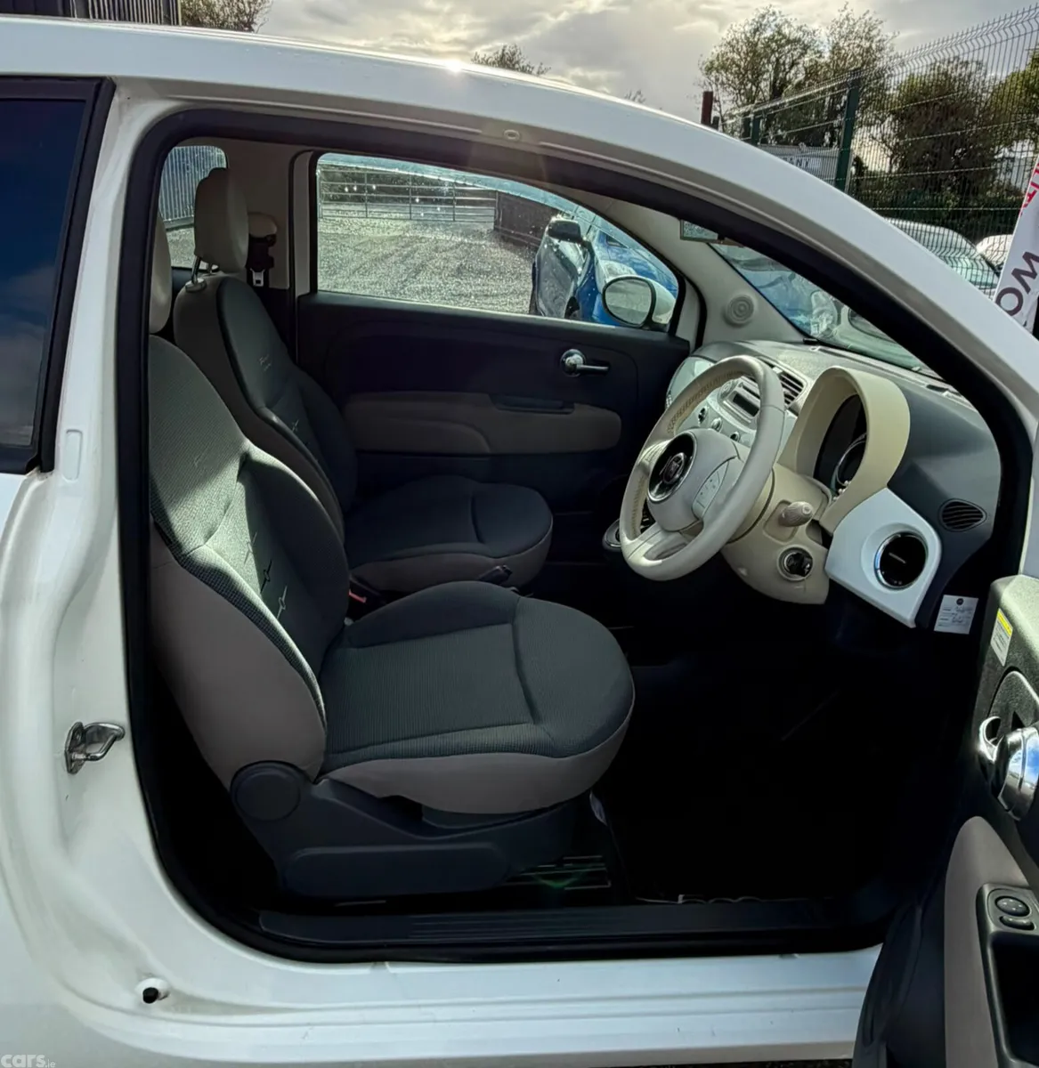 Fiat 500 Hatchback, Petrol, 2015, White