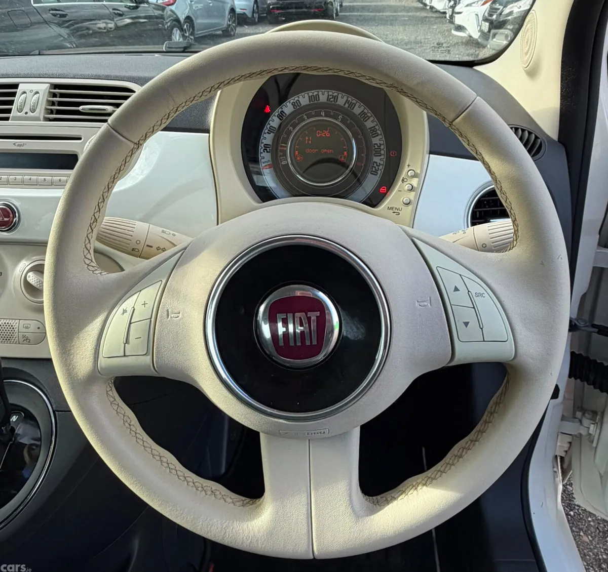 Fiat 500 Hatchback, Petrol, 2015, White