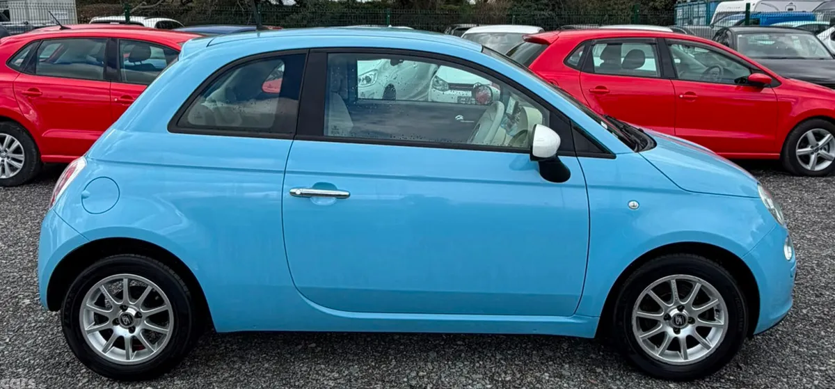 Fiat 500 Hatchback, Petrol, 2013, Blue