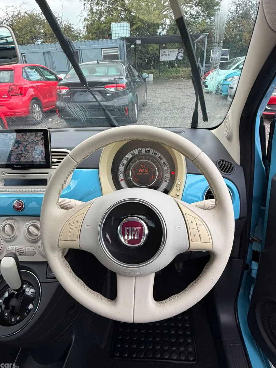 Fiat 500 Hatchback, Petrol, 2013, Blue
