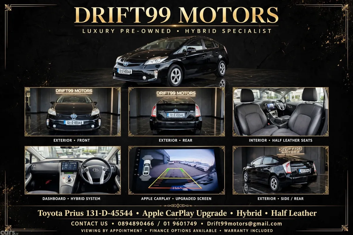 Toyota Prius Hatchback, Petrol Hybrid, 2013, Black