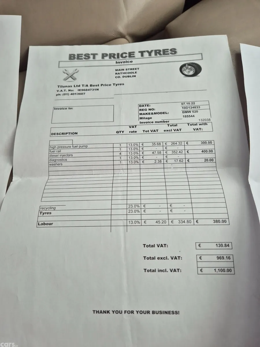 BMW 5-Series Saloon, Diesel, 2010, Grey