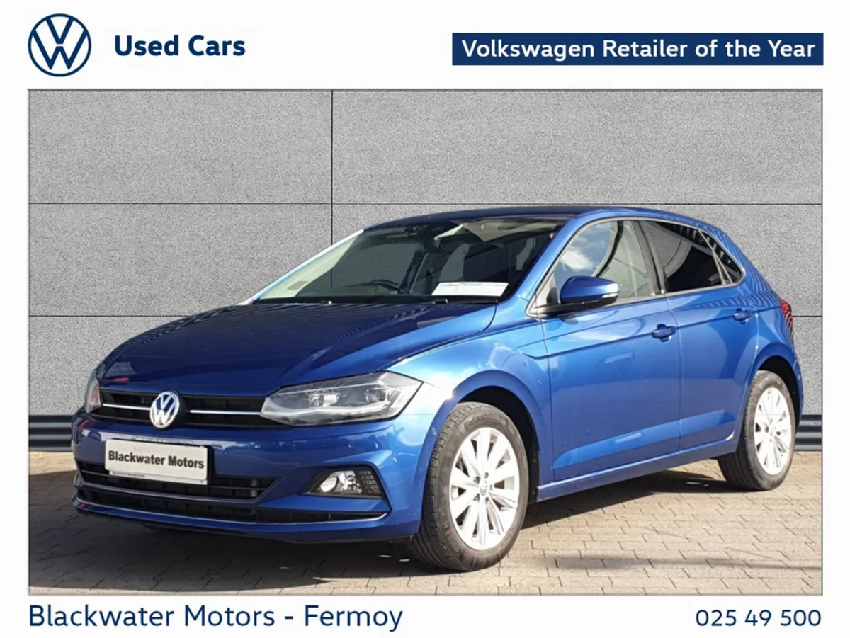 Volkswagen Polo Hatchback, Petrol, 2021, Blue