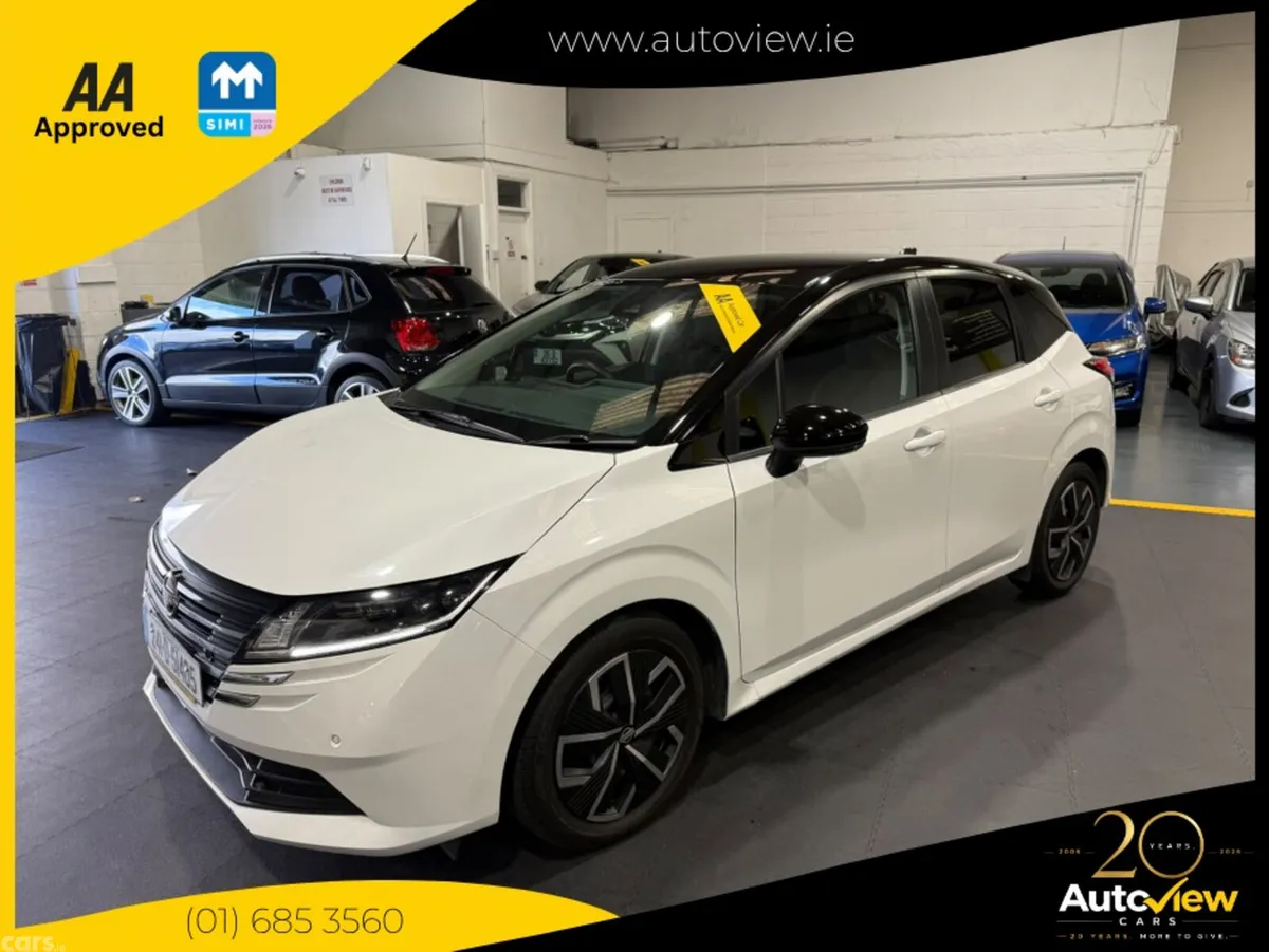 Nissan Note Hatchback, Petrol Hybrid, 2024, White
