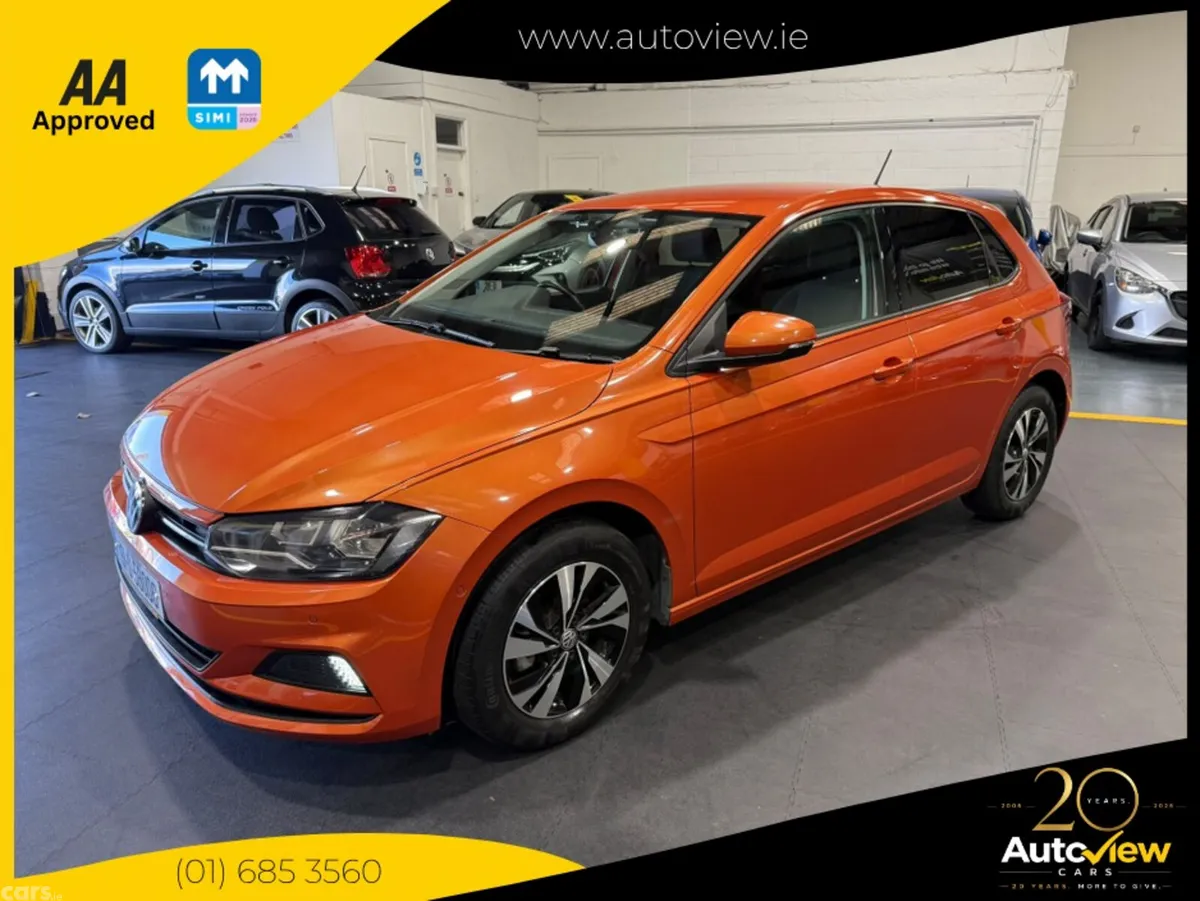 Volkswagen Polo Hatchback, Petrol, 2019, Orange