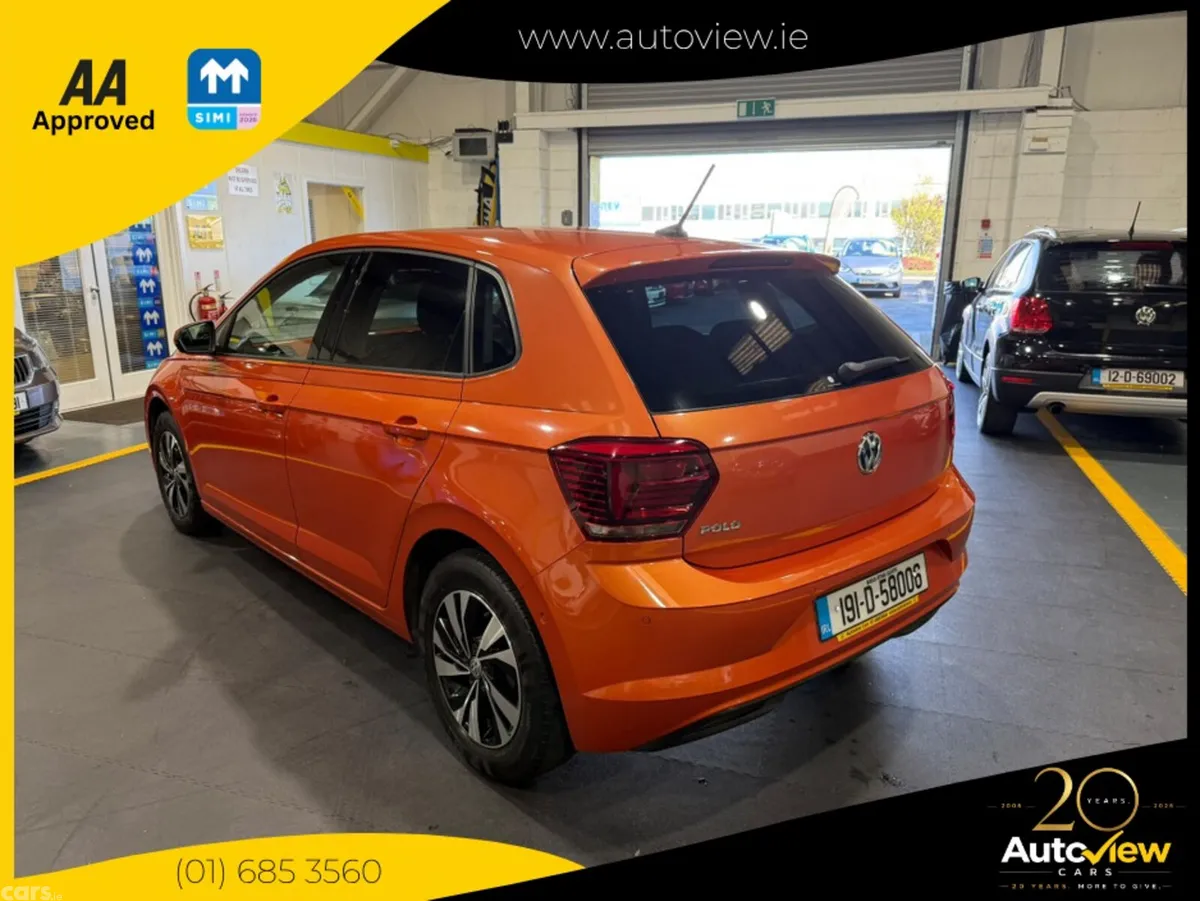 Volkswagen Polo Hatchback, Petrol, 2019, Orange