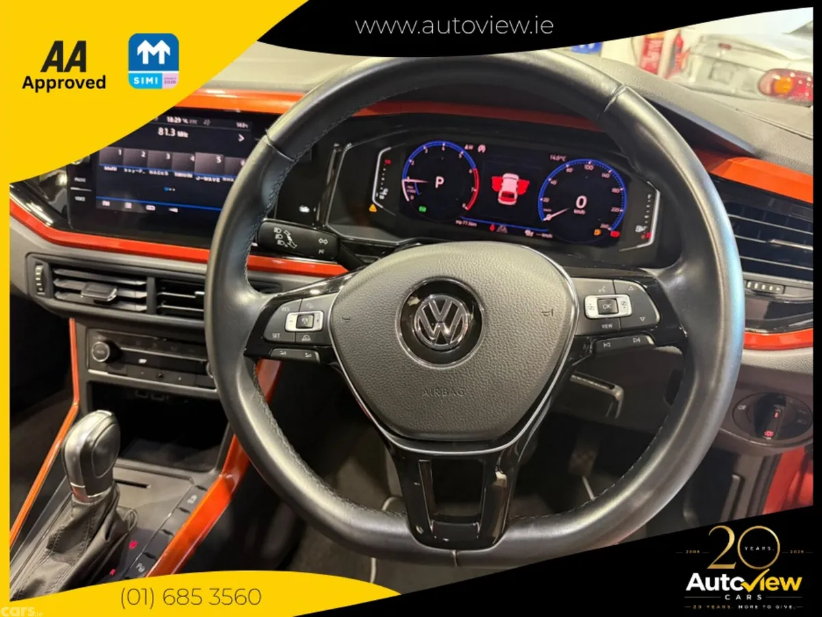 Volkswagen Polo Hatchback, Petrol, 2019, Orange