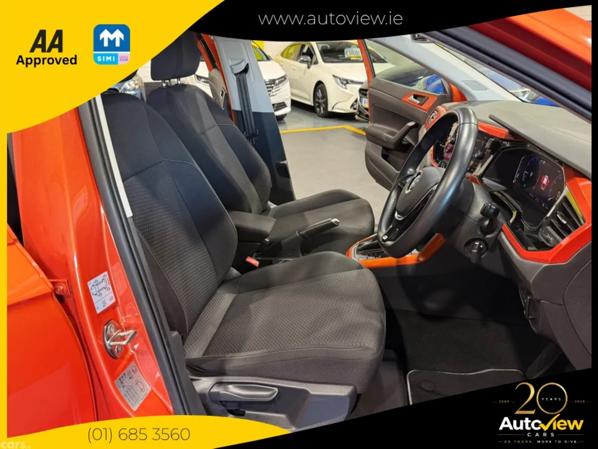 Volkswagen Polo Hatchback, Petrol, 2019, Orange