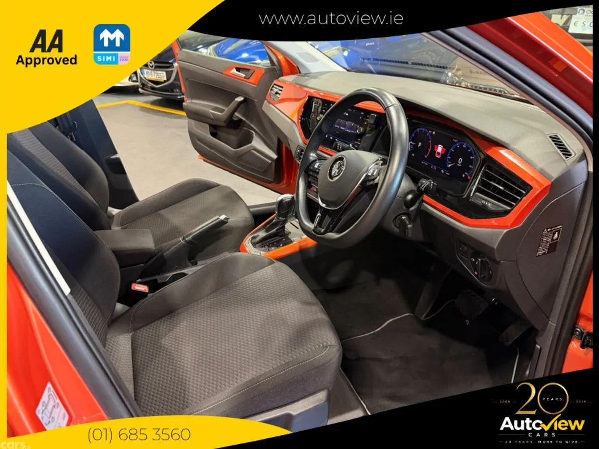 Volkswagen Polo Hatchback, Petrol, 2019, Orange