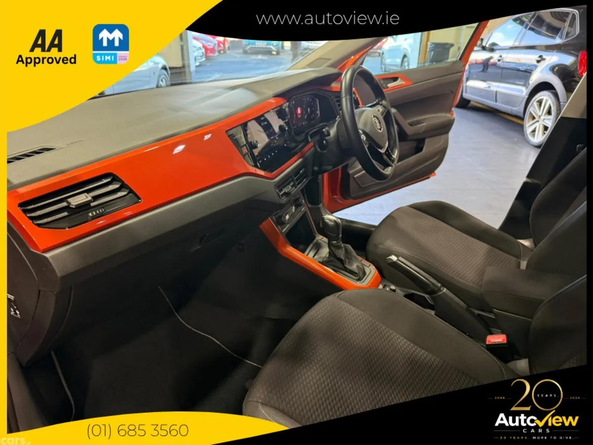 Volkswagen Polo Hatchback, Petrol, 2019, Orange