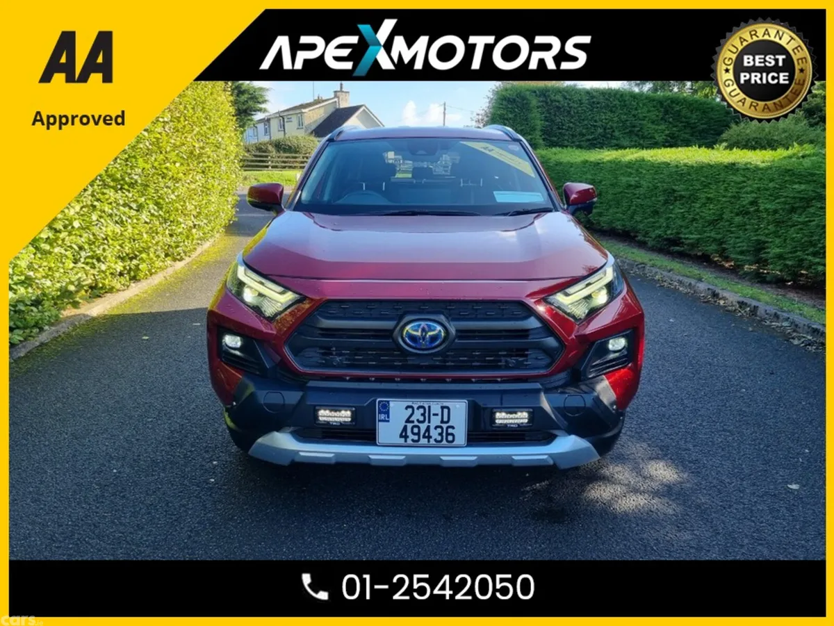 Toyota RAV4 SUV, Petrol Hybrid, 2023, Red