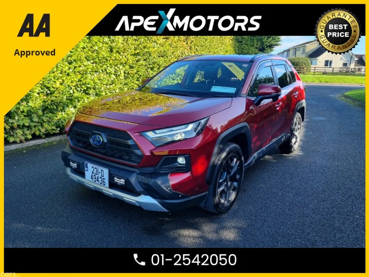 Toyota RAV4 SUV, Petrol Hybrid, 2023, Red