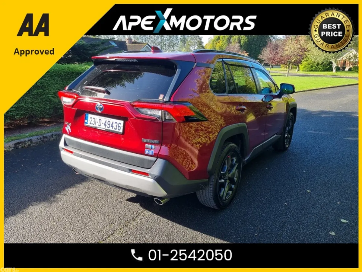 Toyota RAV4 SUV, Petrol Hybrid, 2023, Red
