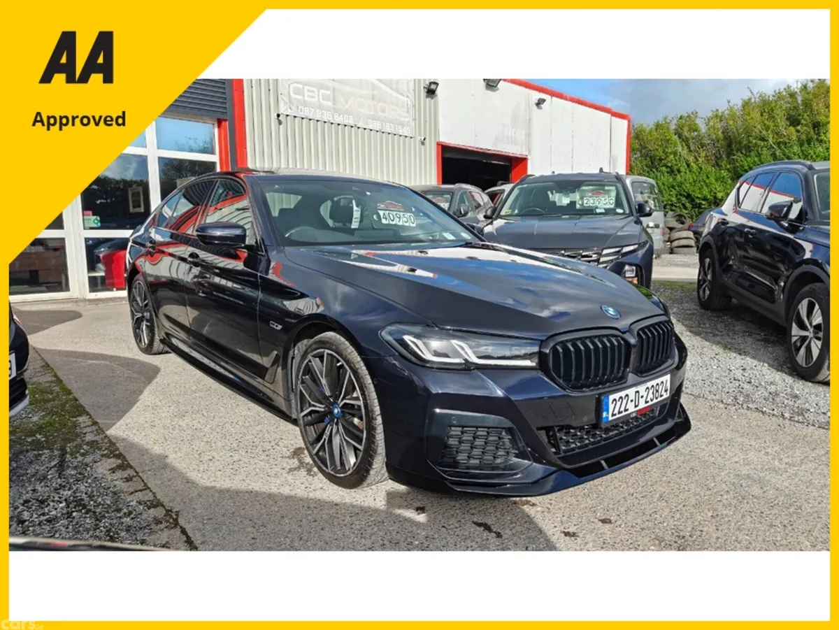 BMW 5-Series Saloon, Petrol Plug-in Hybrid, 2022, Black