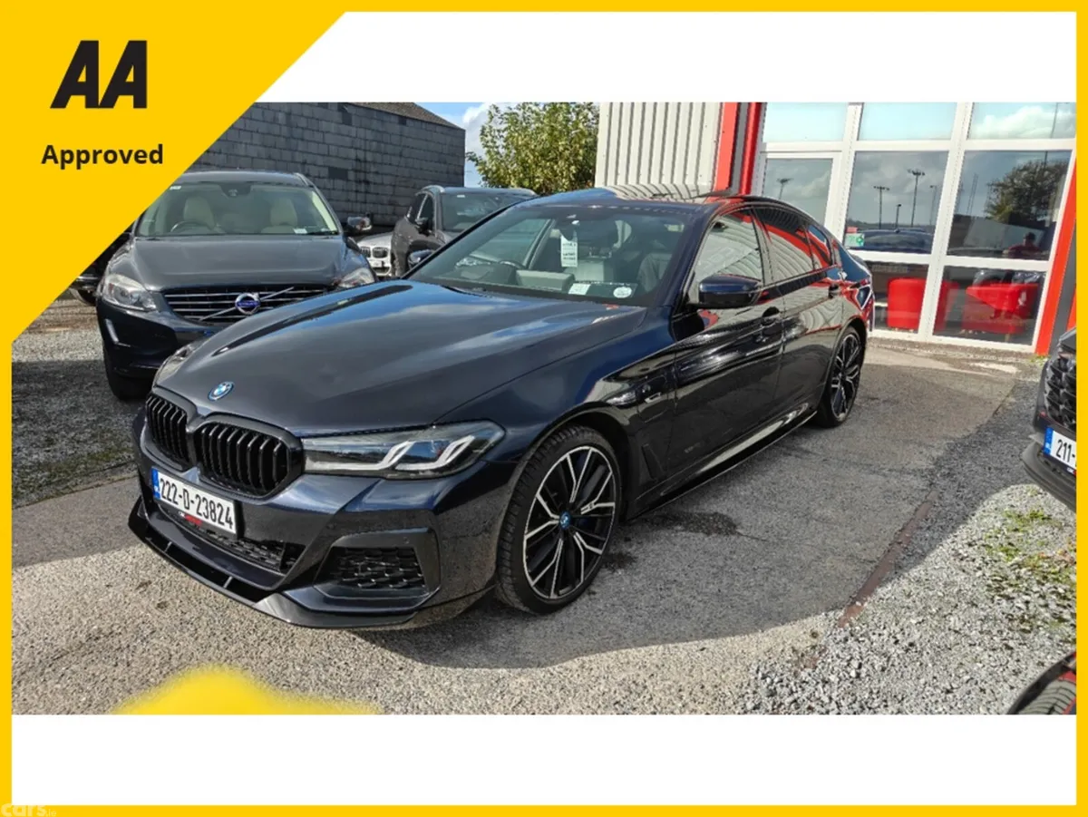 BMW 5-Series Saloon, Petrol Plug-in Hybrid, 2022, Black