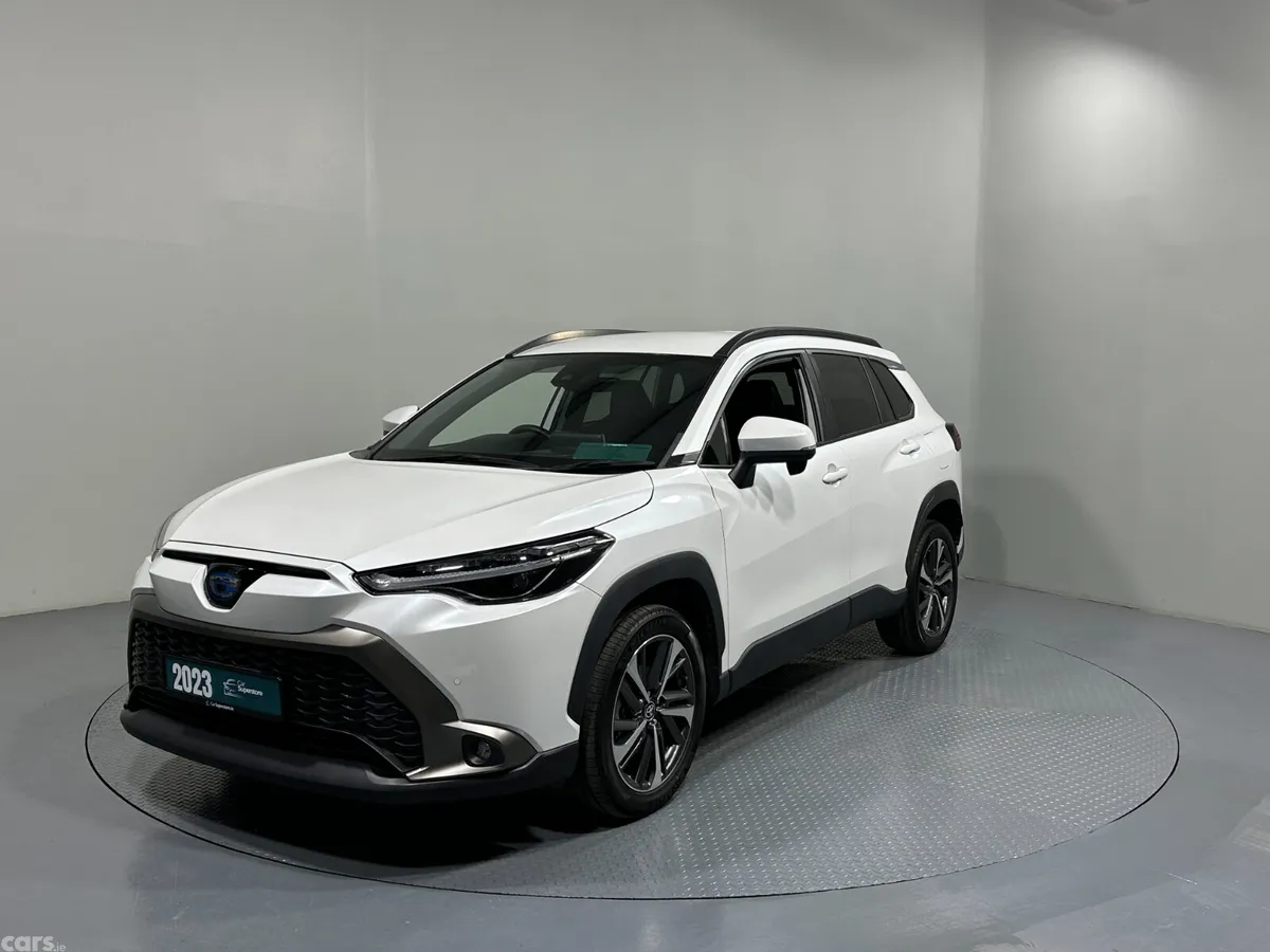 Toyota Corolla Cross SUV, Petrol Hybrid, 2023, White