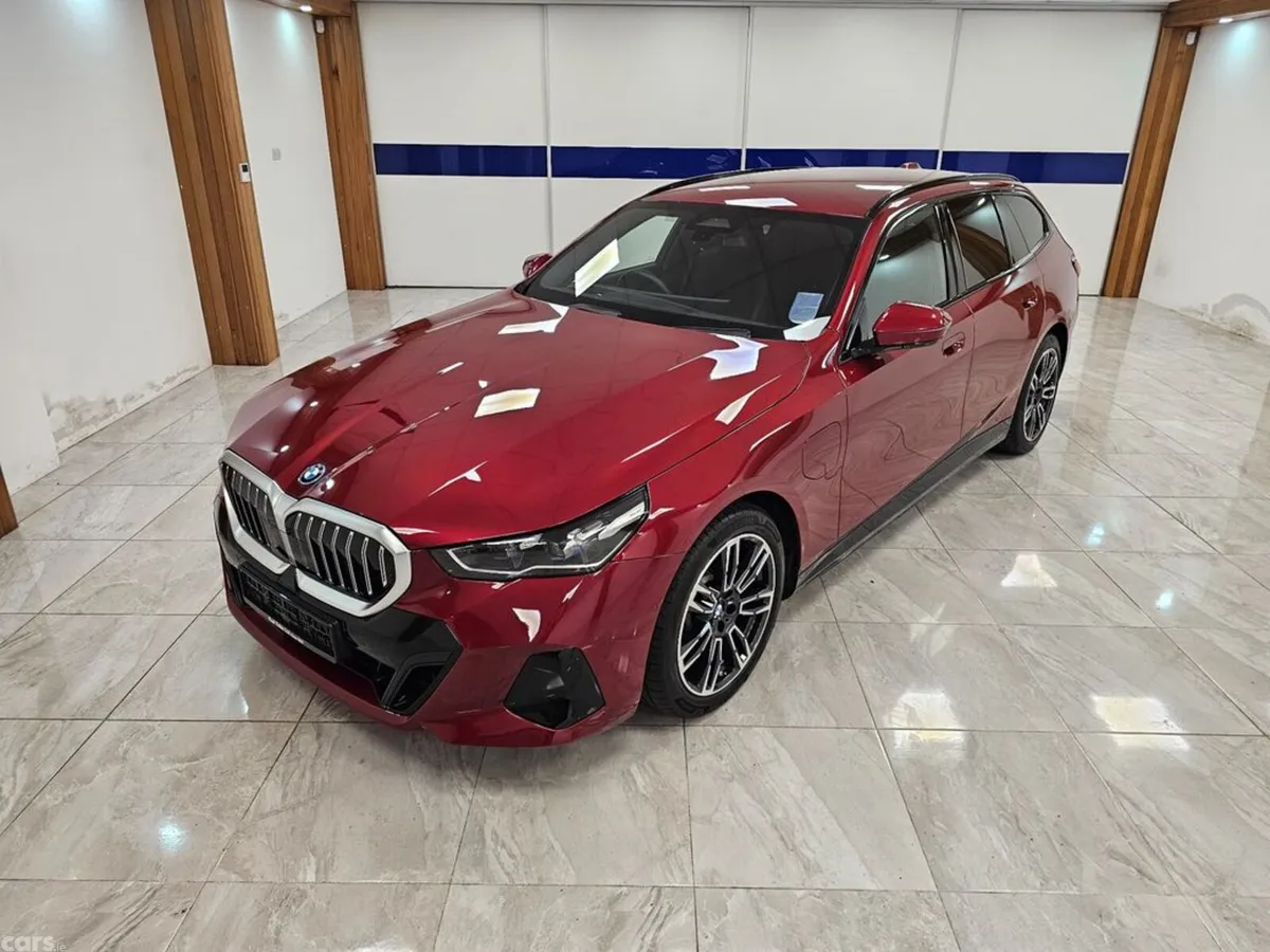 BMW 5-Series Estate, Petrol Plug-in Hybrid, 2026, Red