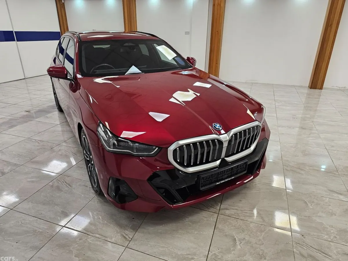 BMW 5-Series Estate, Petrol Plug-in Hybrid, 2026, Red