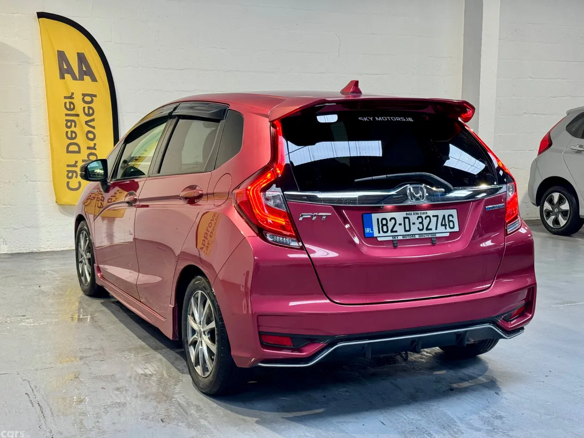 Honda Fit Hatchback, Petrol Hybrid, 2018, Red