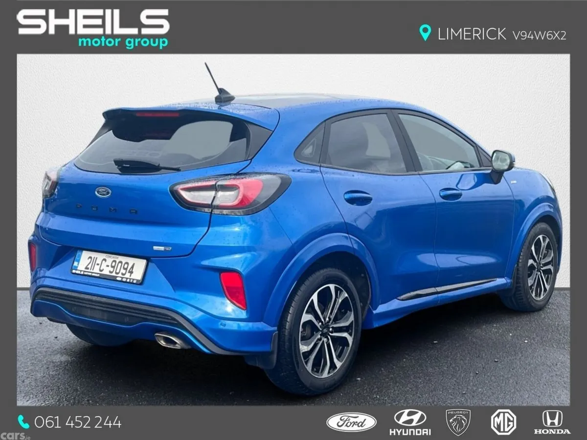 Ford Puma MPV, Petrol Hybrid, 2021, Blue