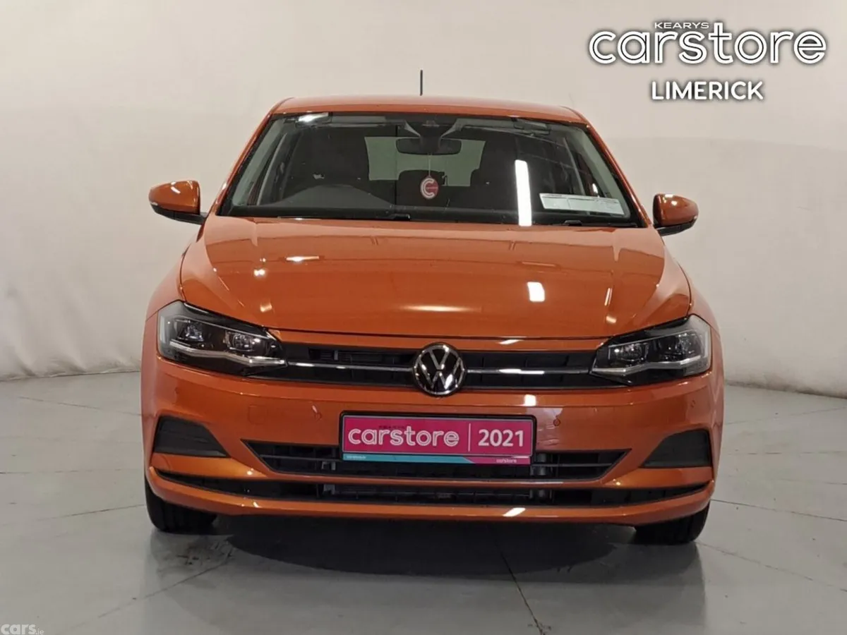 Volkswagen Polo Hatchback, Petrol, 2021, Orange