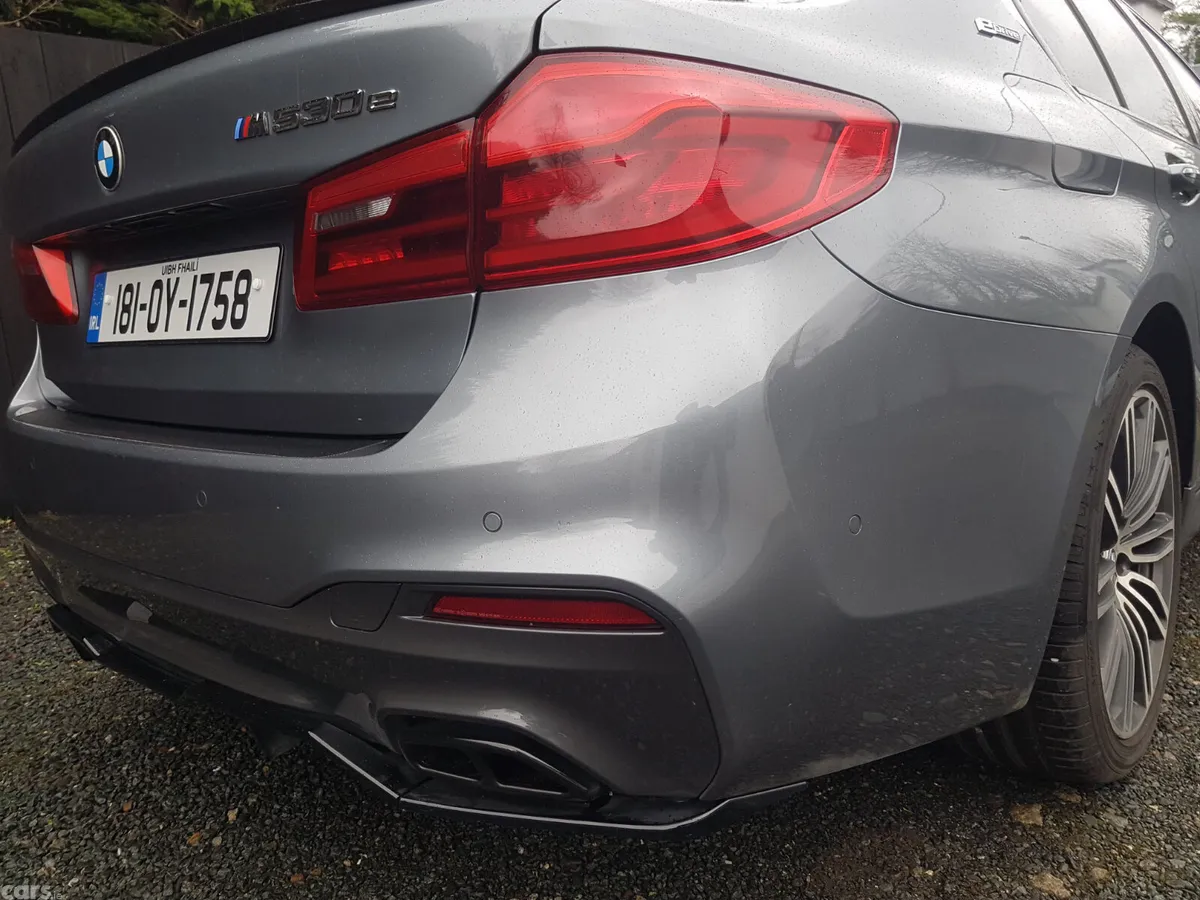 BMW 5-Series Saloon, Petrol Plug-in Hybrid, 2018, Blue