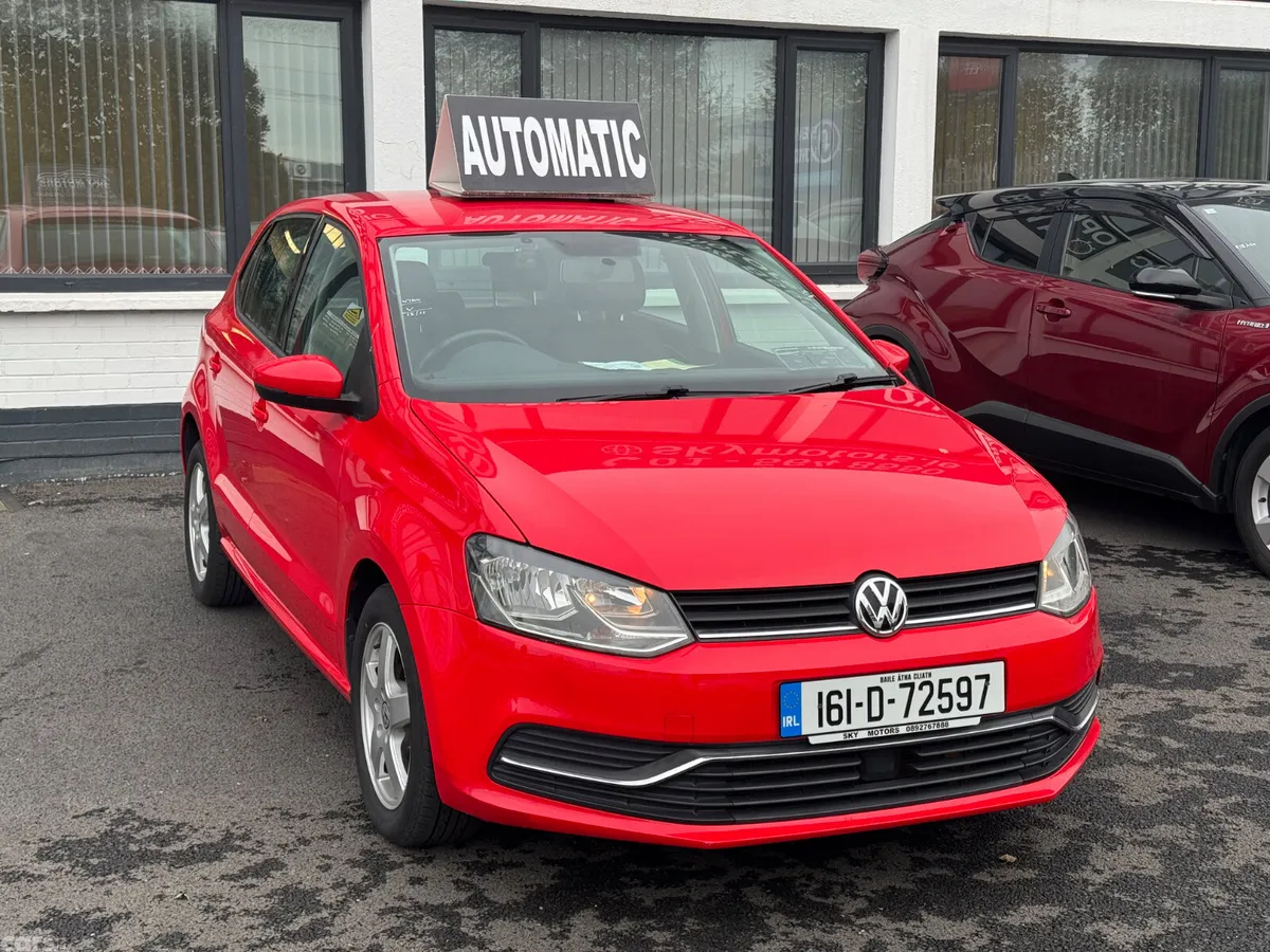 Volkswagen Polo Hatchback, Petrol, 2016, Red