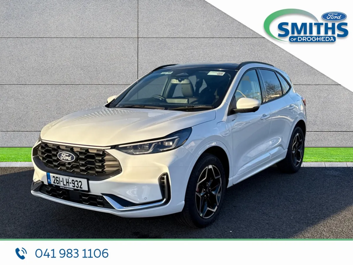 Ford Kuga MPV, Petrol Plug-in Hybrid, 2026, White
