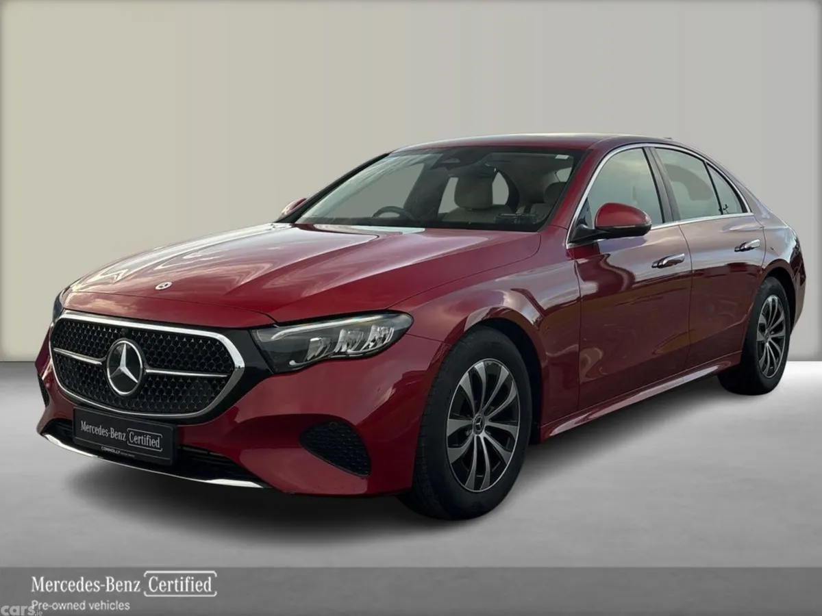 Mercedes-Benz E-Class Saloon, Diesel Hybrid, 2025, Red