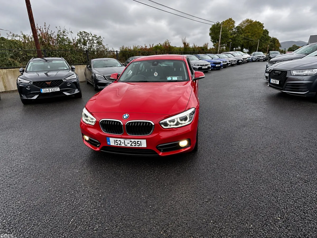 BMW 1-Series Hatchback, Petrol, 2015, Red