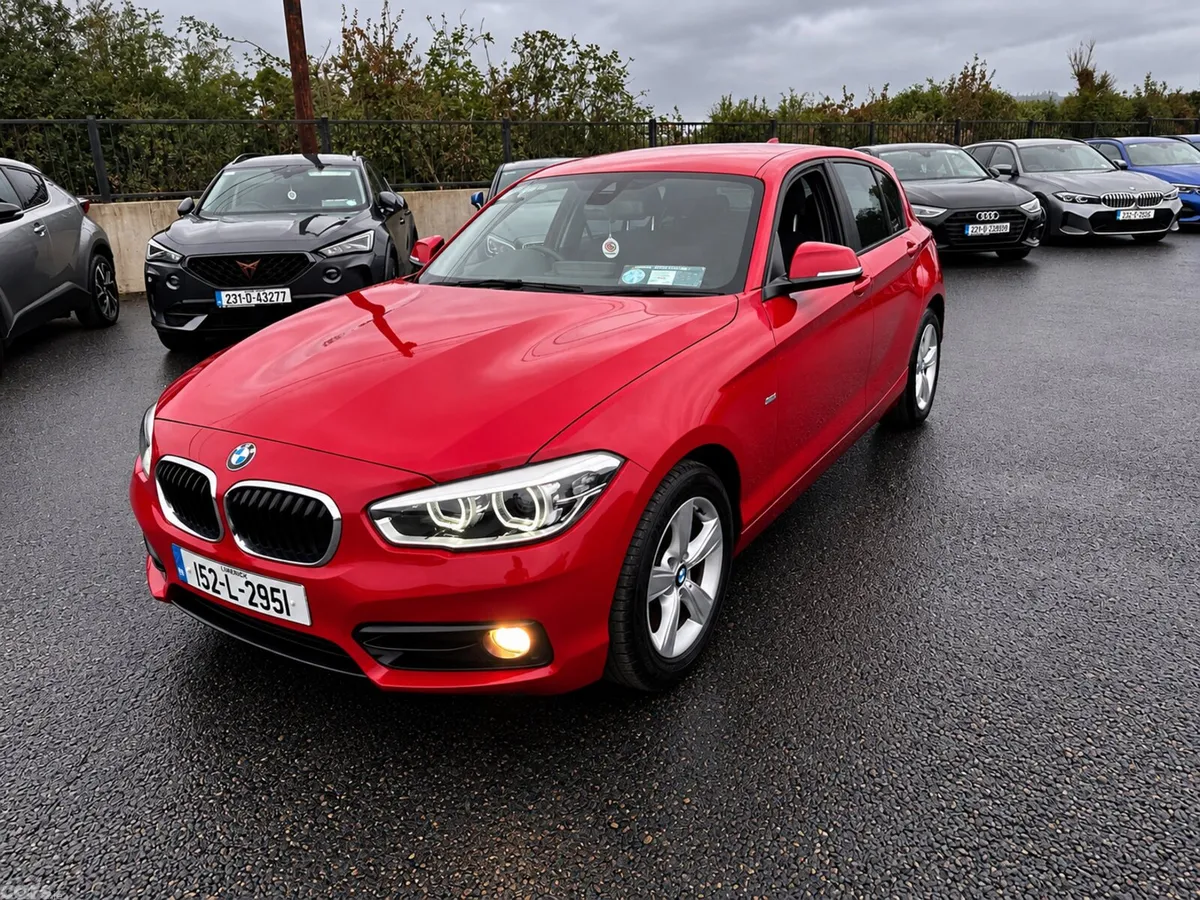 BMW 1-Series Hatchback, Petrol, 2015, Red