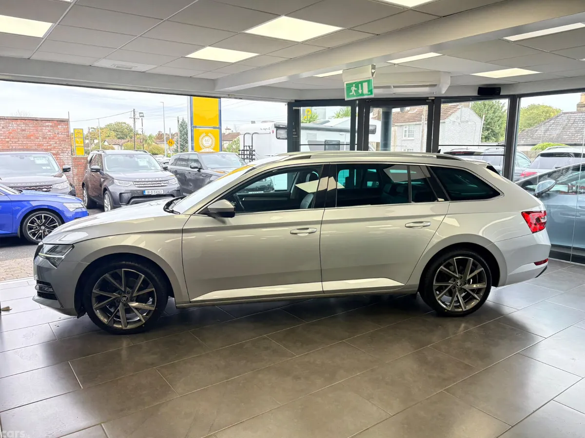 Skoda Superb Estate, Petrol Hybrid, 2023, Silver