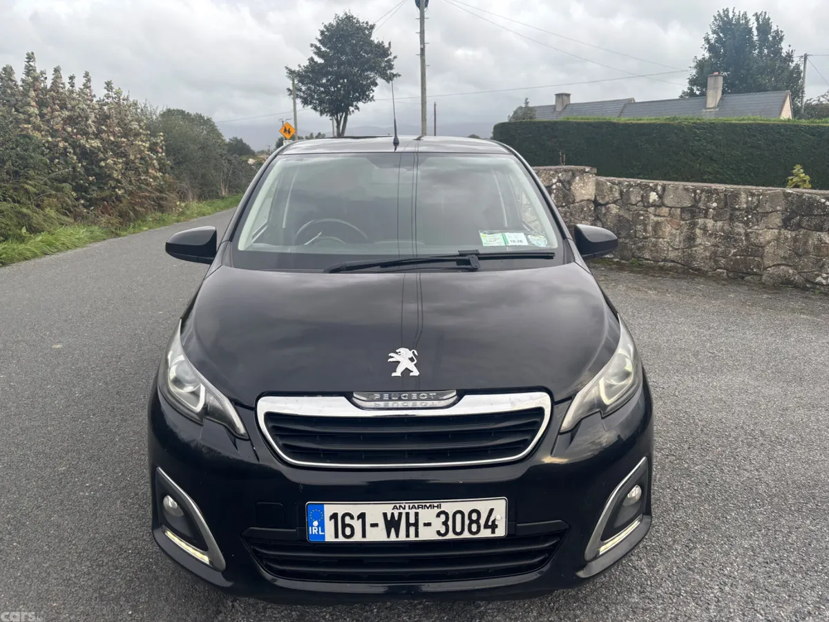 Peugeot 108 Hatchback, Petrol, 2016, Black