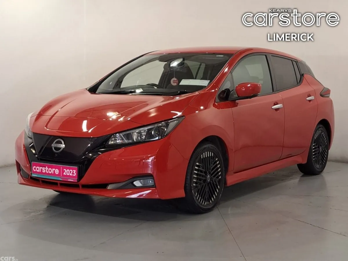 Nissan Leaf Hatchback, Electric, 2023, Red
