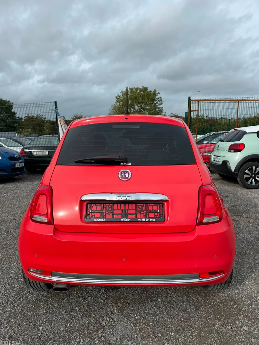 Fiat 500 Hatchback, Petrol, 2016, Red
