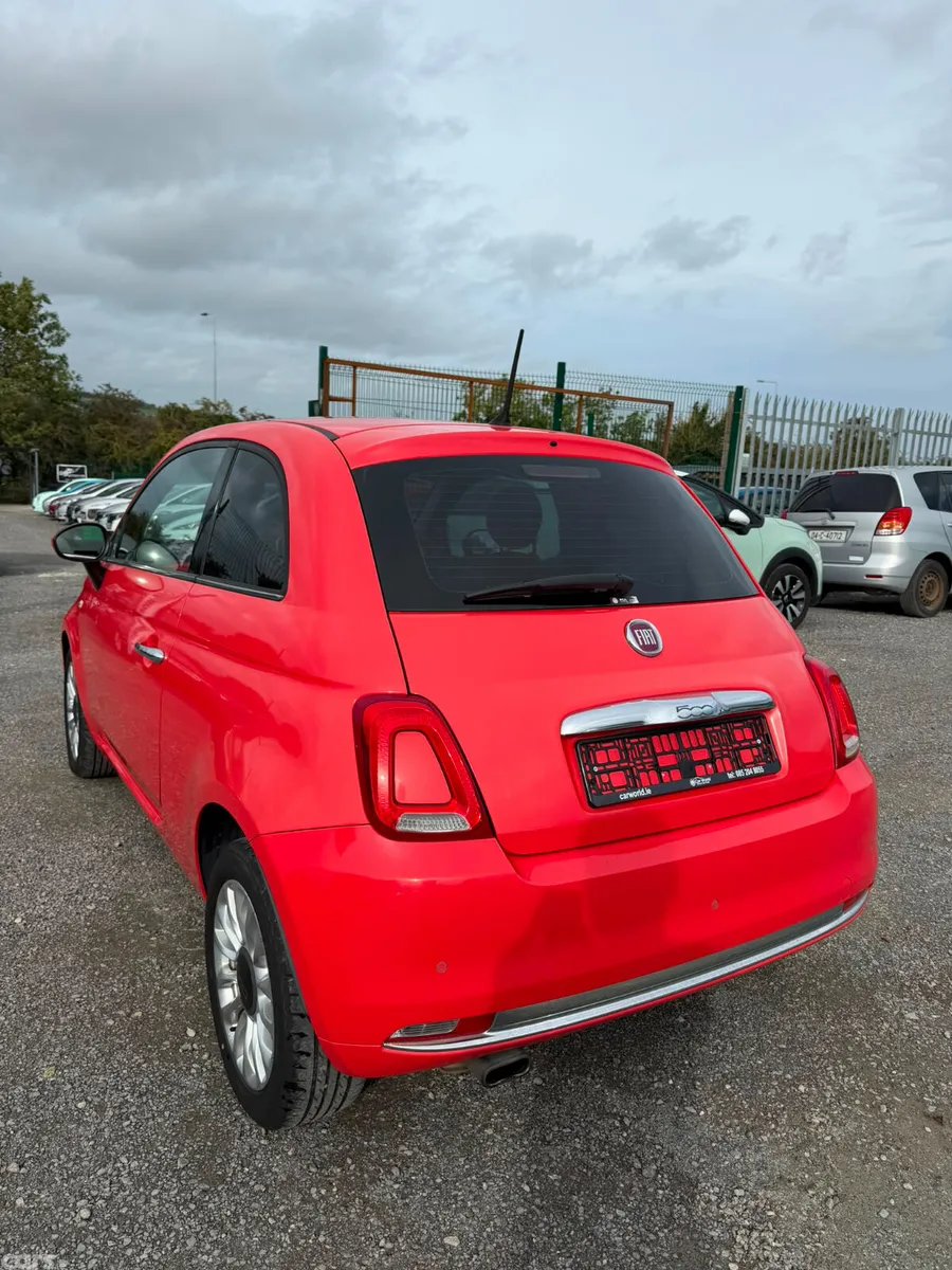 Fiat 500 Hatchback, Petrol, 2016, Red