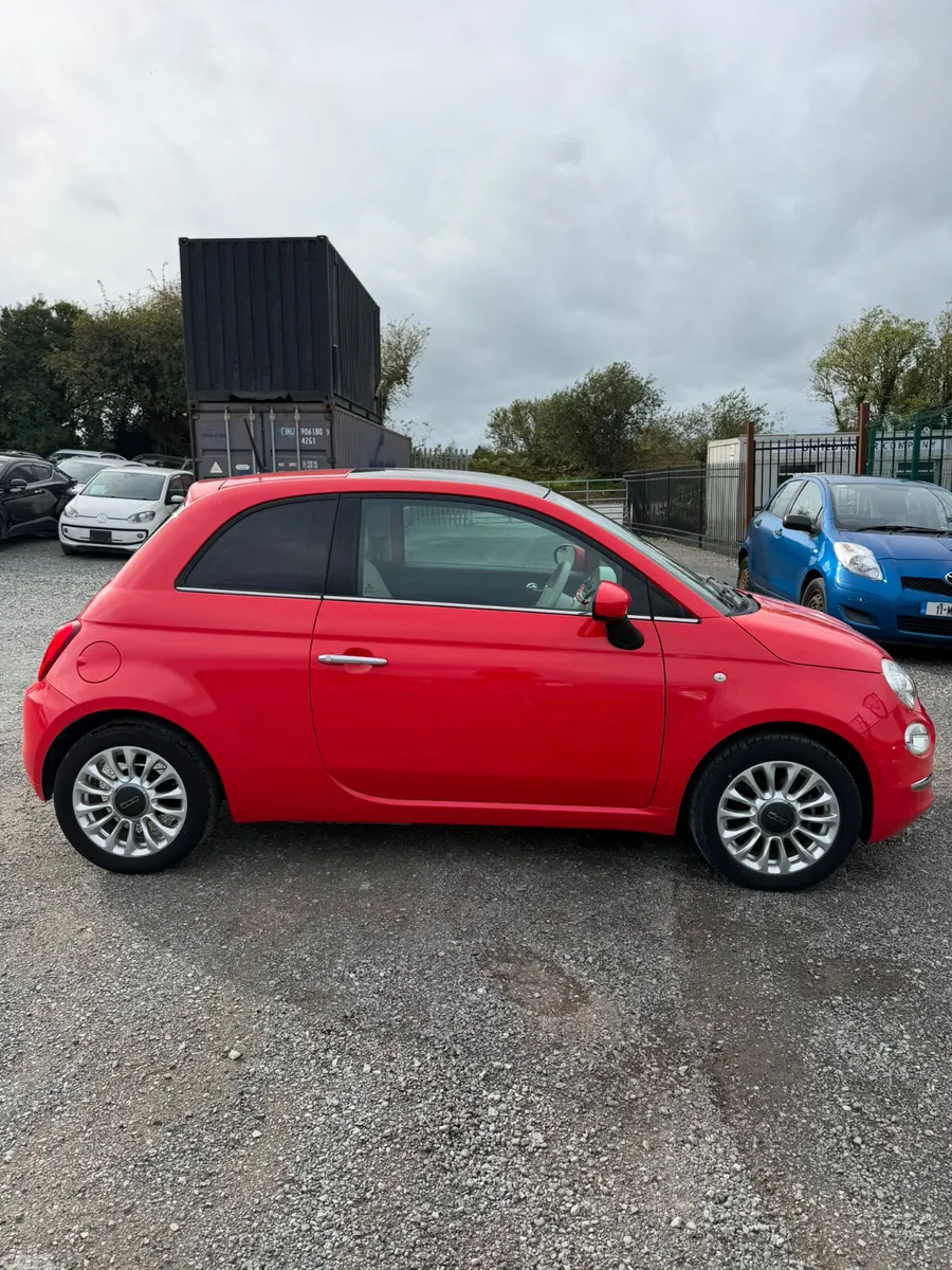 Fiat 500 Hatchback, Petrol, 2016, Red