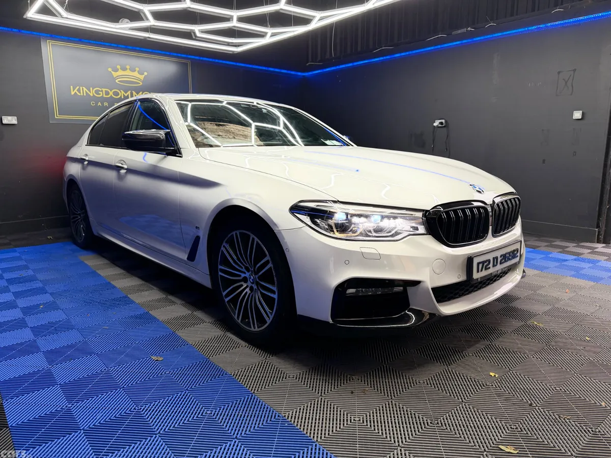 BMW 5-Series Saloon, Petrol Plug-in Hybrid, 2017, White
