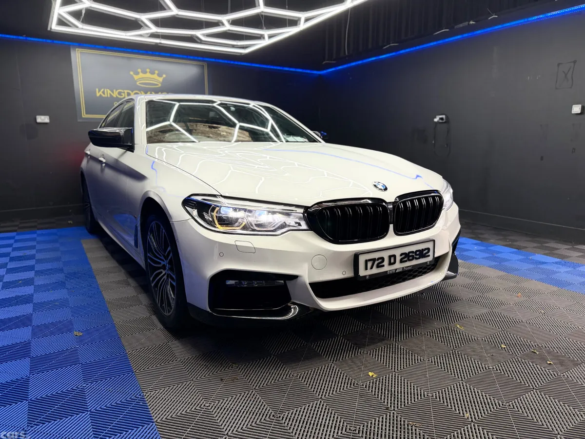 BMW 5-Series Saloon, Petrol Plug-in Hybrid, 2017, White