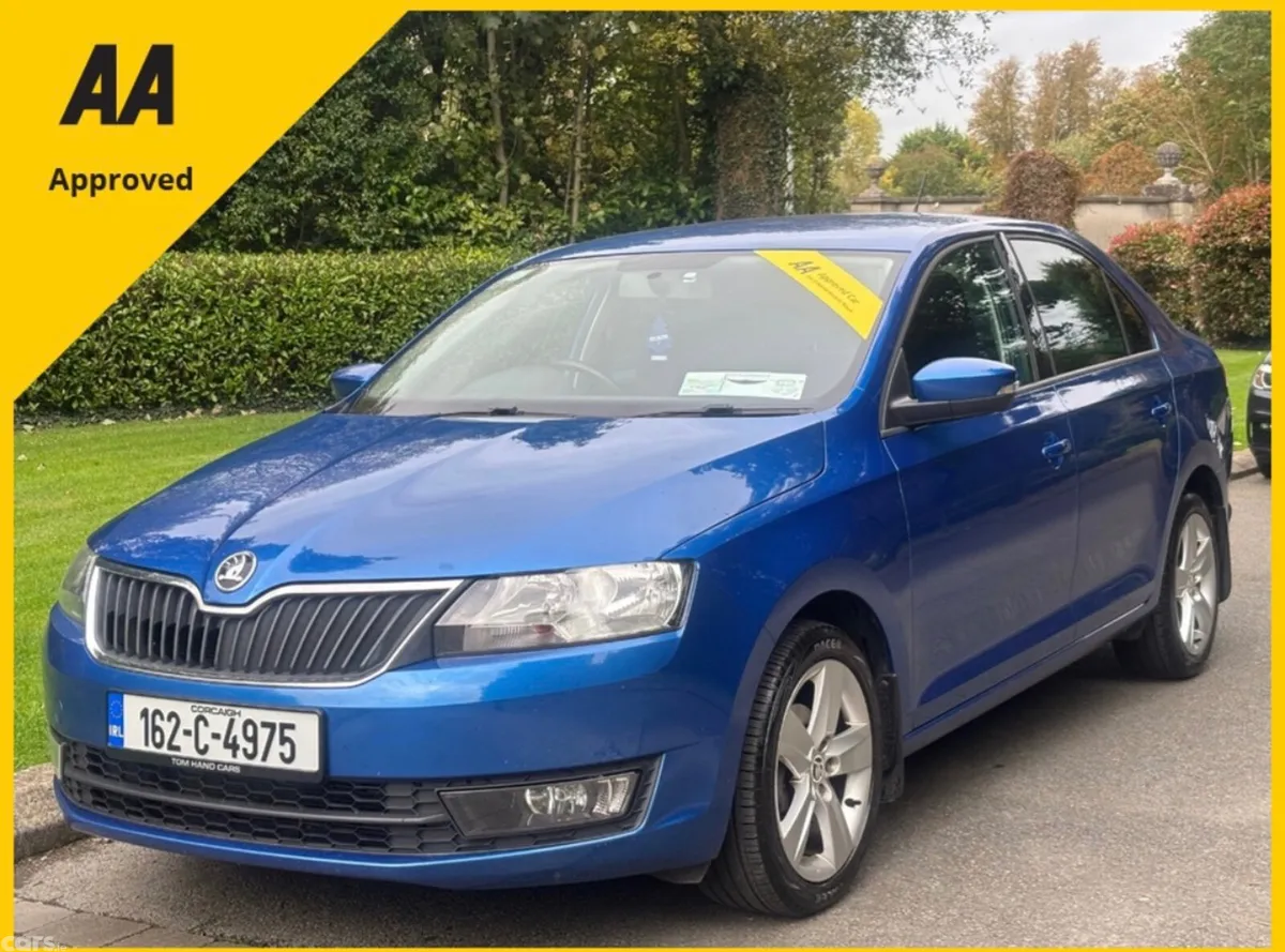 Skoda Rapid Saloon, Petrol, 2016, Blue