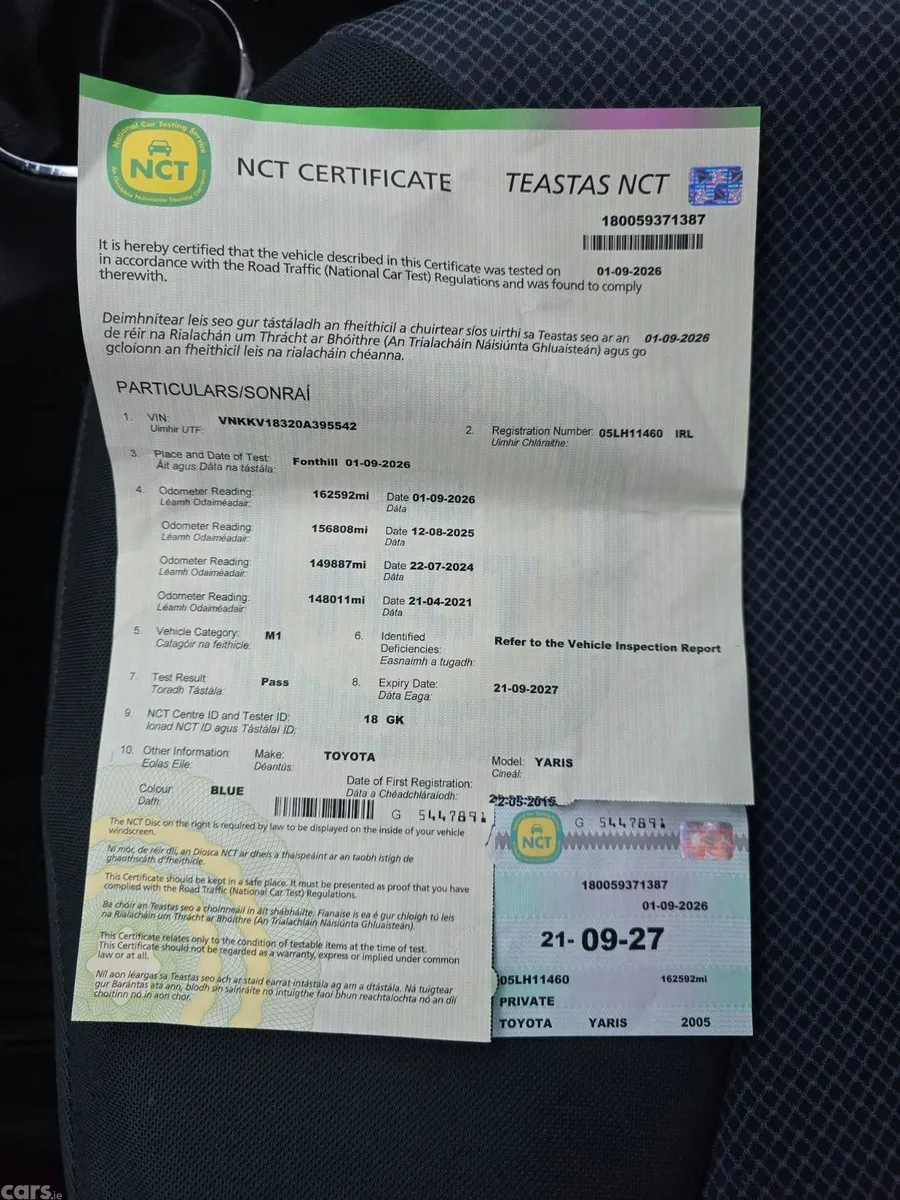 Toyota Yaris Hatchback, Petrol, 2005, Blue