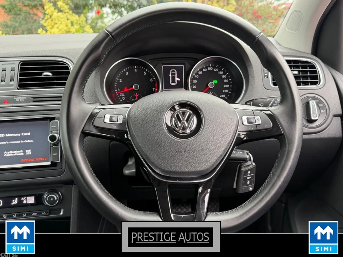 Volkswagen Polo Hatchback, Petrol, 2017, Red