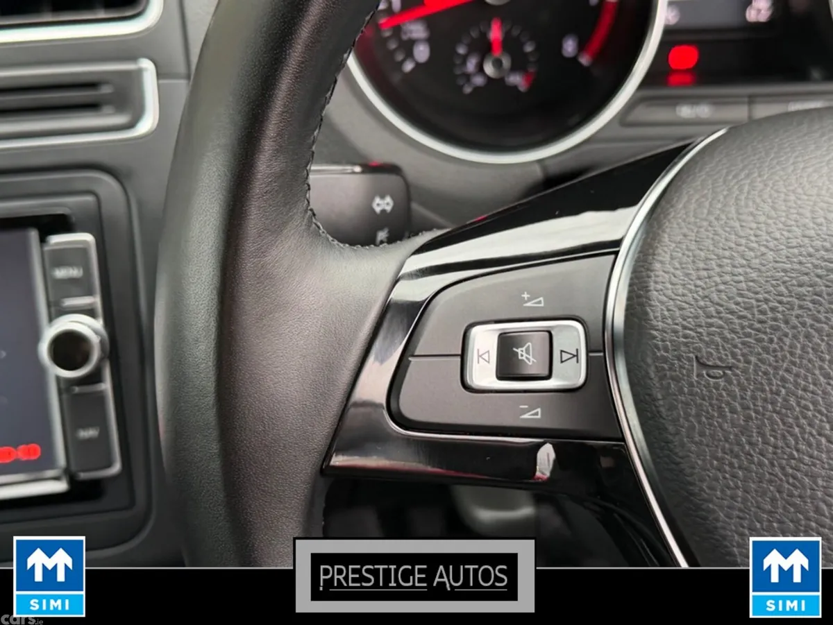 Volkswagen Polo Hatchback, Petrol, 2017, Red