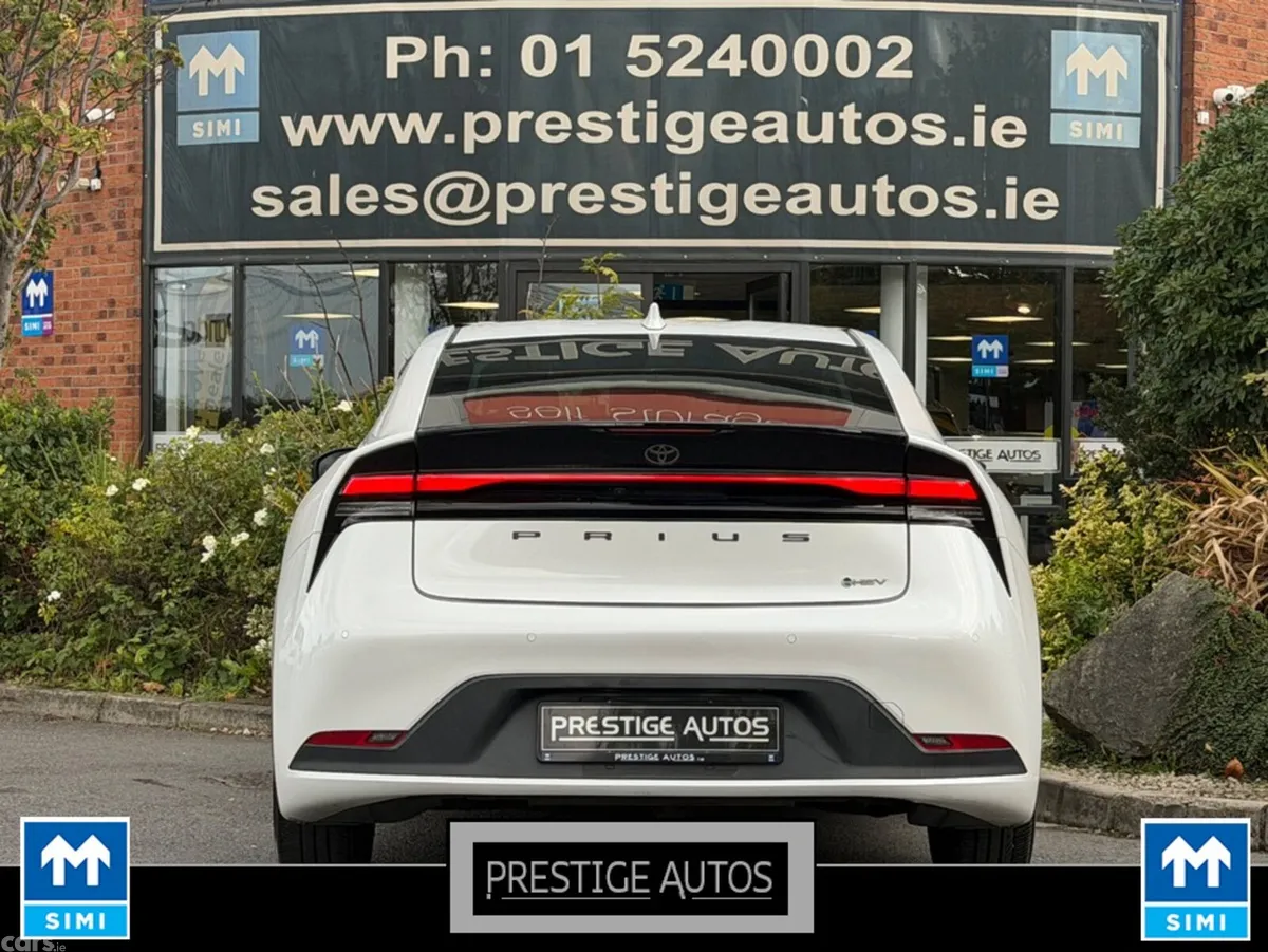 Toyota Prius Saloon, Petrol Hybrid, 2023, White