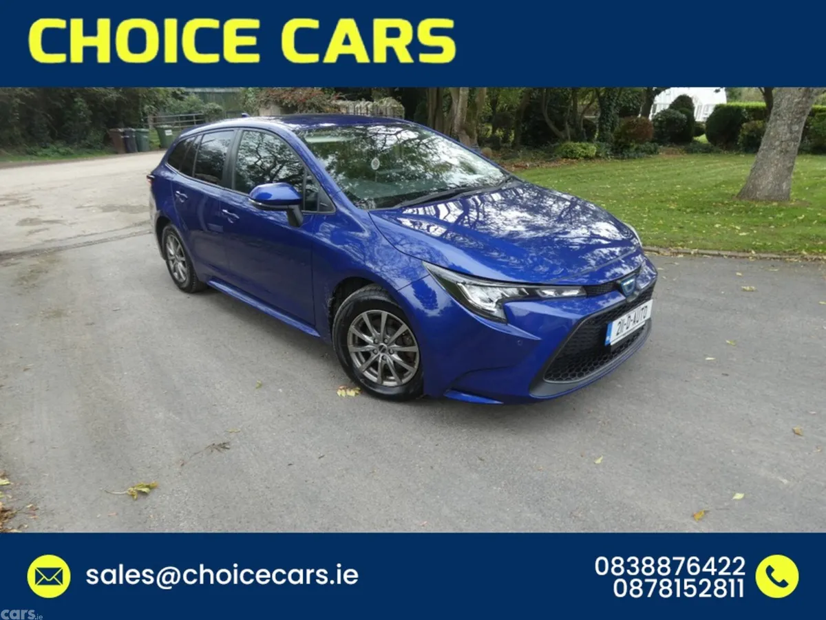 Toyota Corolla Estate, Petrol Hybrid, 2021, Blue