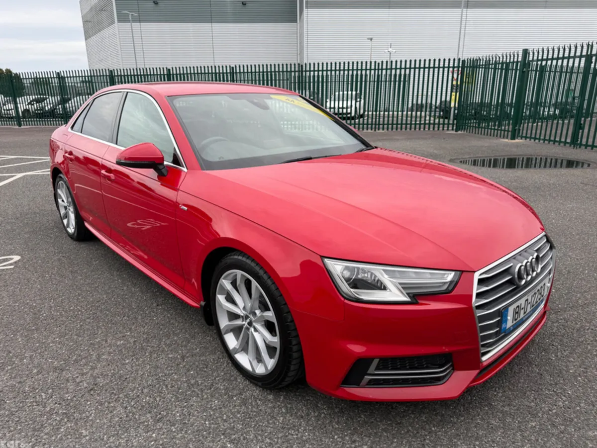 Audi A4 Saloon, Diesel, 2018, Red