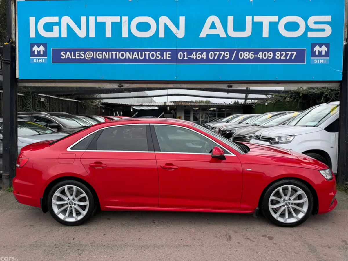 Audi A4 Saloon, Diesel, 2018, Red