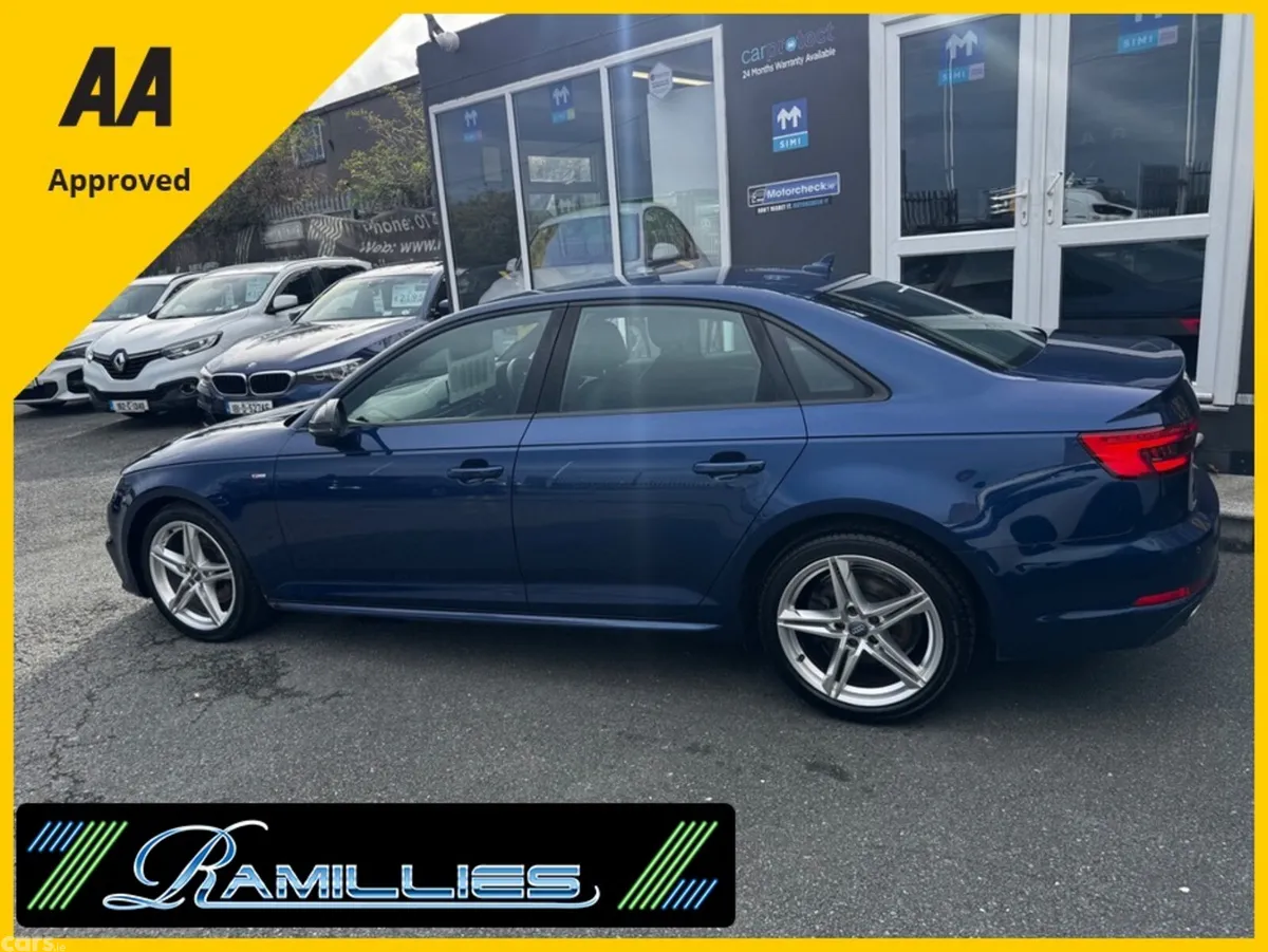 Audi A4 Saloon, Diesel, 2017, Blue
